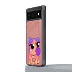 antique purple tote powerpuff girl back phone cover | glass case for Google Pixel 6A