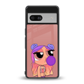antique purple tote powerpuff girl back phone cover | glass case for Google Pixel 7