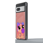 antique purple tote powerpuff girl back phone cover | glass case for Google Pixel 7