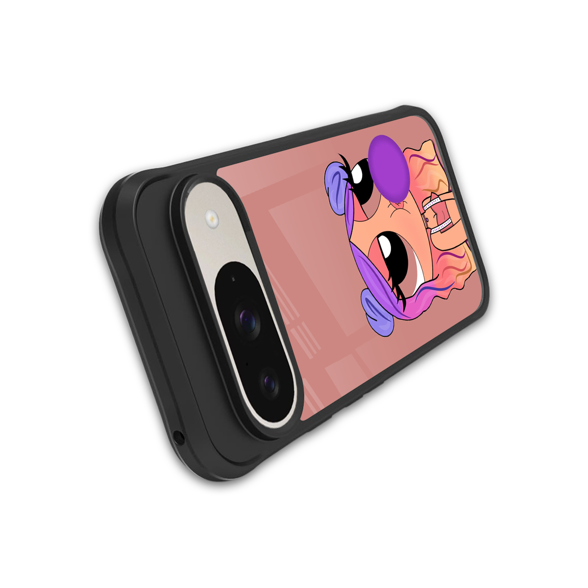 antique purple tote powerpuff girl back phone cover | glass case for google pixel 9