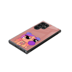 antique purple tote powerpuff girl back phone cover | glass case for samsung galaxy s23 ultra