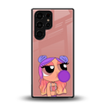 antique purple tote powerpuff girl back phone cover | glass case for samsung galaxy s25 ultra
