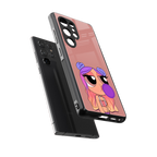 antique purple tote powerpuff girl back phone cover | glass case for samsung galaxy s25 ultra