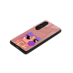 antique purple tote powerpuff girl back phone cover | glass case for samsung galaxy s24