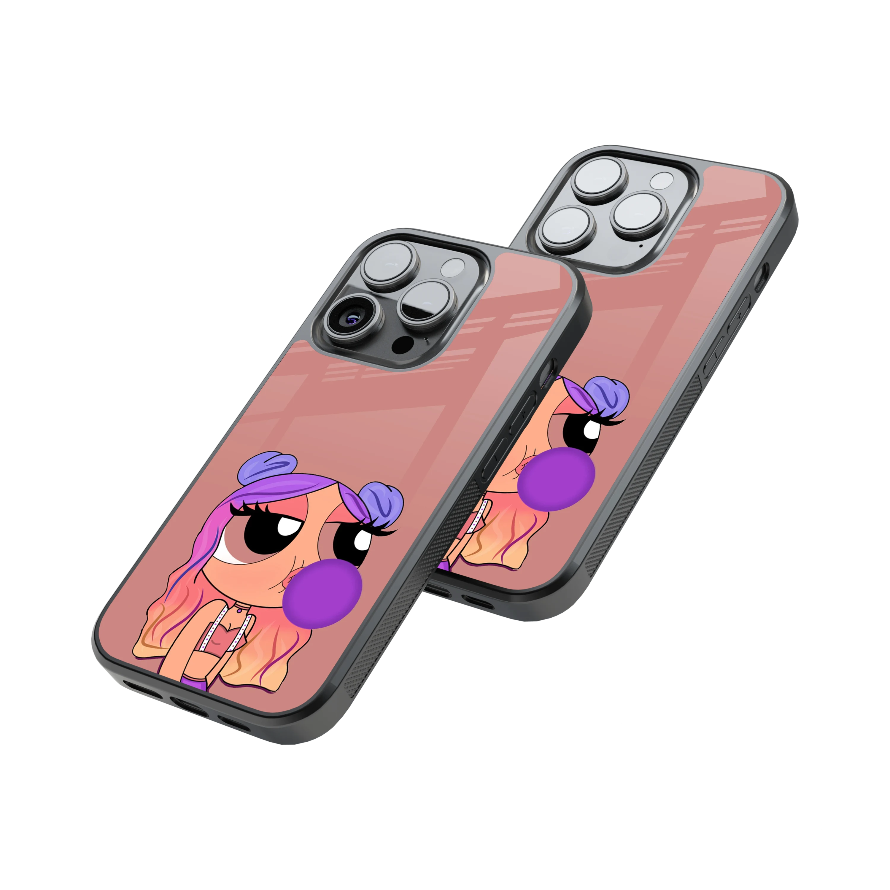 Protective Glass Back Phone Case Compatible with iPhone, Samsung, OnePlus, Pixel & More