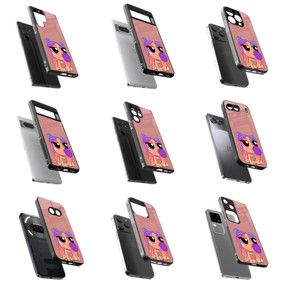 Durable Glass Back Mobile Case for iPhone, Samsung, OnePlus, Google Pixel, Redmi, Vivo, Oppo