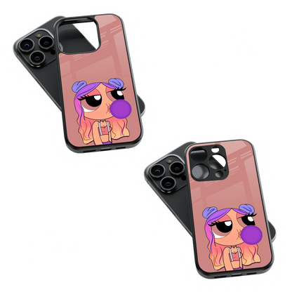 Trendy Glass Back Mobile Case for iPhone, Samsung, Redmi, OnePlus, Google Pixel, Motorola