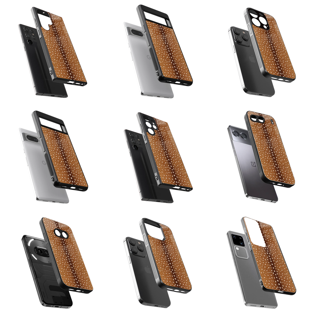 Durable Glass Back Mobile Case for iPhone, Samsung, OnePlus, Google Pixel, Redmi, Vivo, Oppo