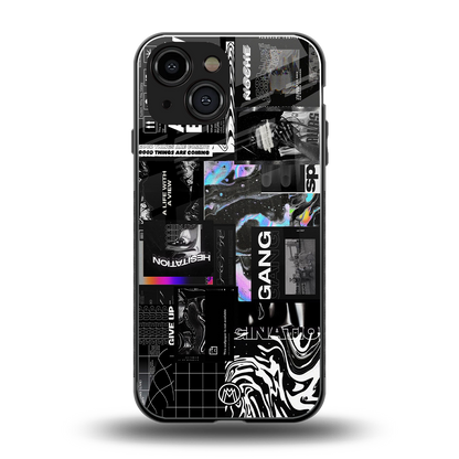 anxiety being back phone cover | glass case for iphone 13 mini