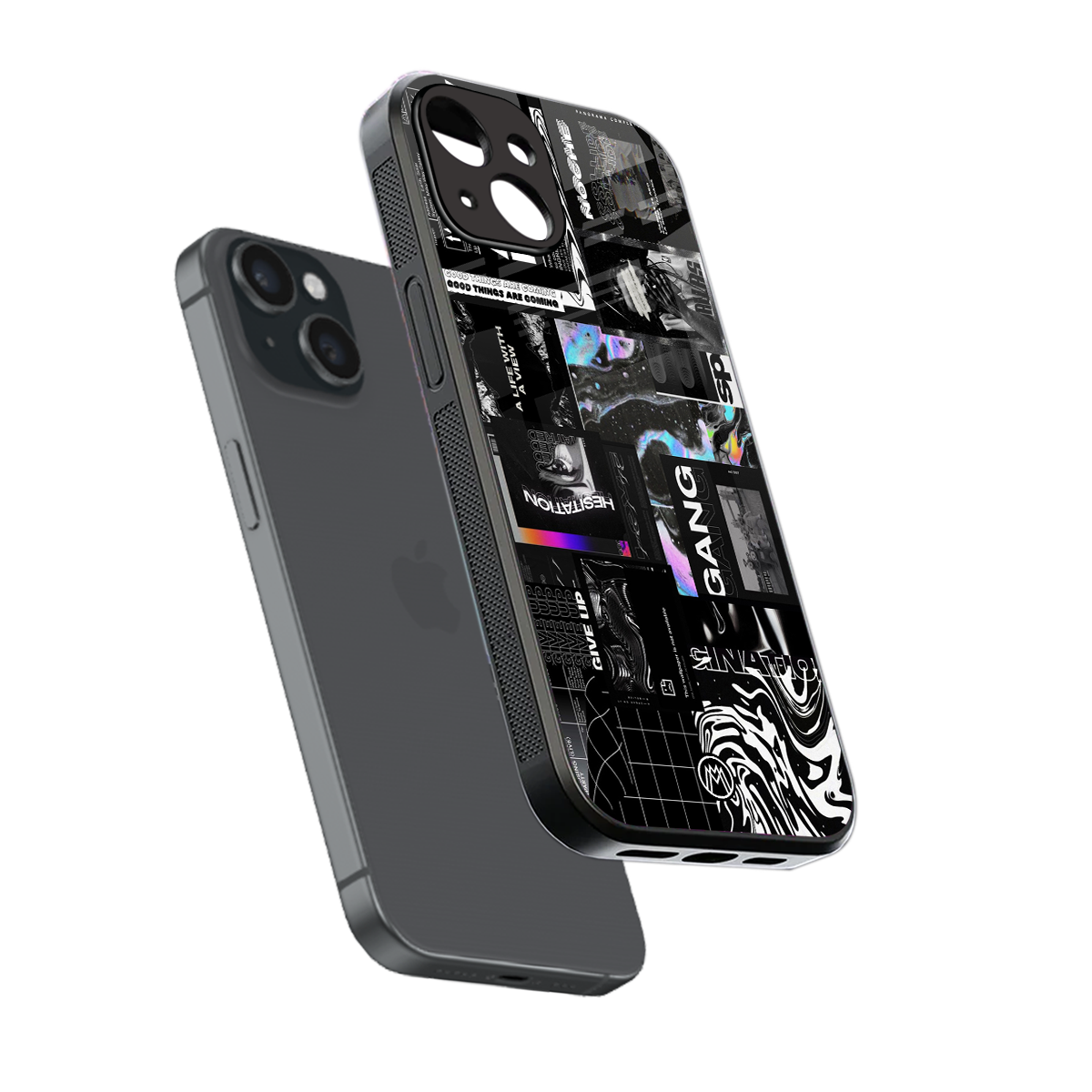 anxiety being back phone cover | glass case for iphone 13 mini