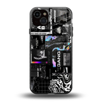 anxiety being back phone cover | glass case for iphone 15 plus