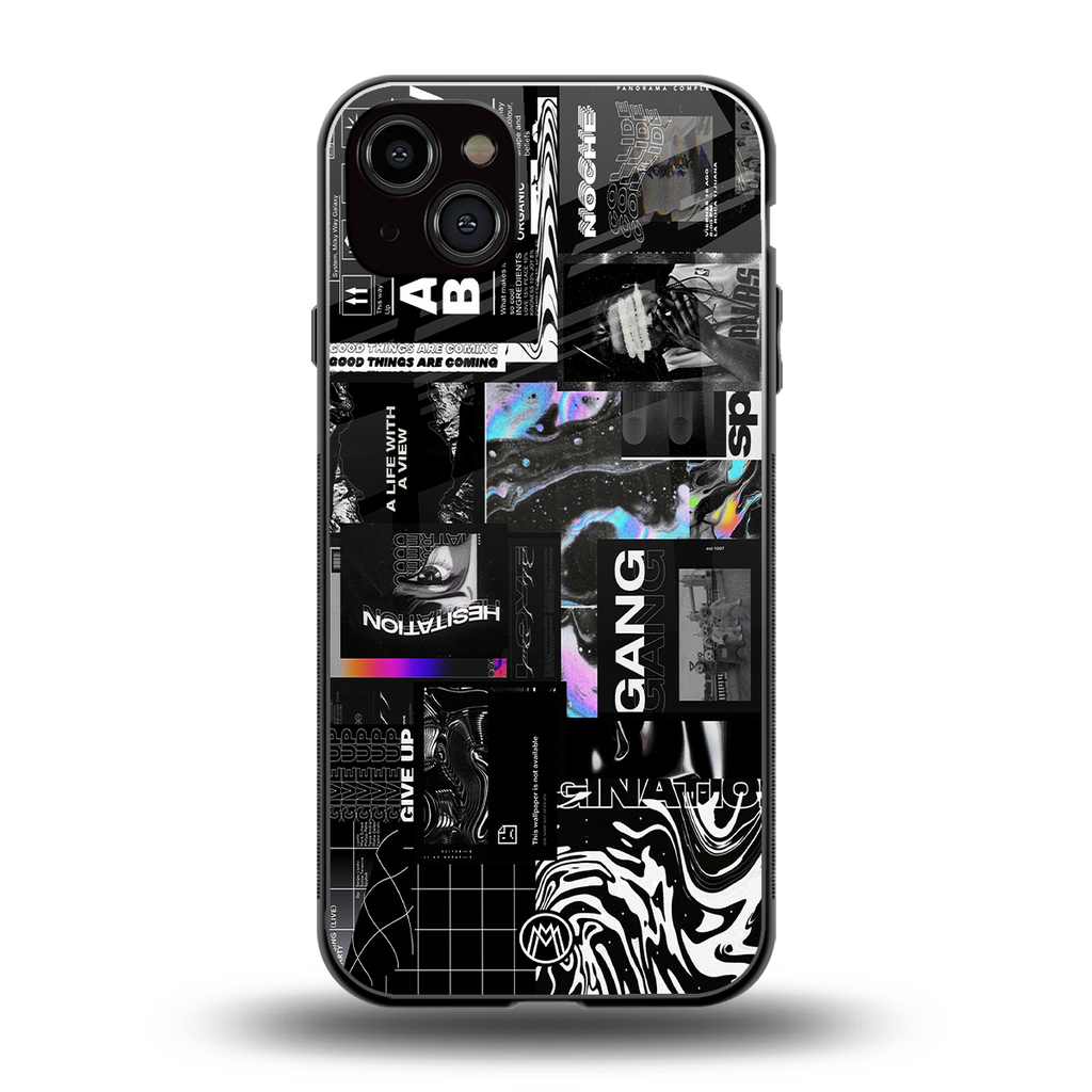 anxiety being back phone cover | glass case for iphone 14 plus
