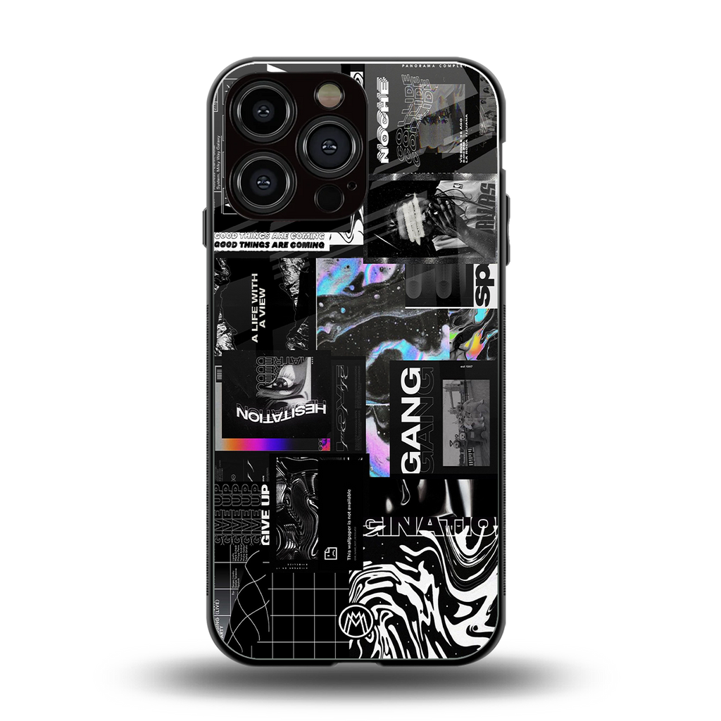 anxiety being back phone cover | glass case for iphone 14 pro max