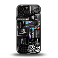 anxiety being back phone cover | glass case for iphone 14 pro max