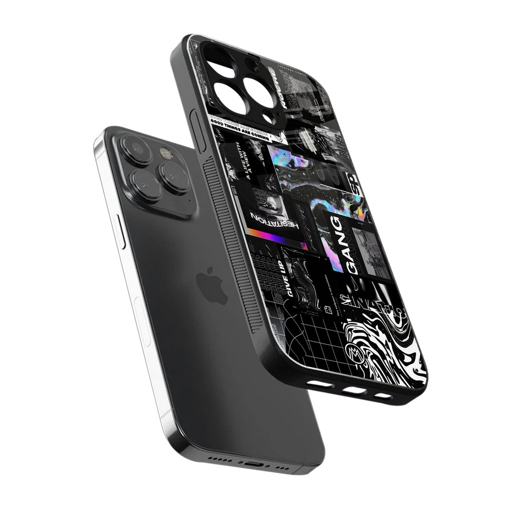 anxiety being back phone cover | glass case for iphone 15 pro max