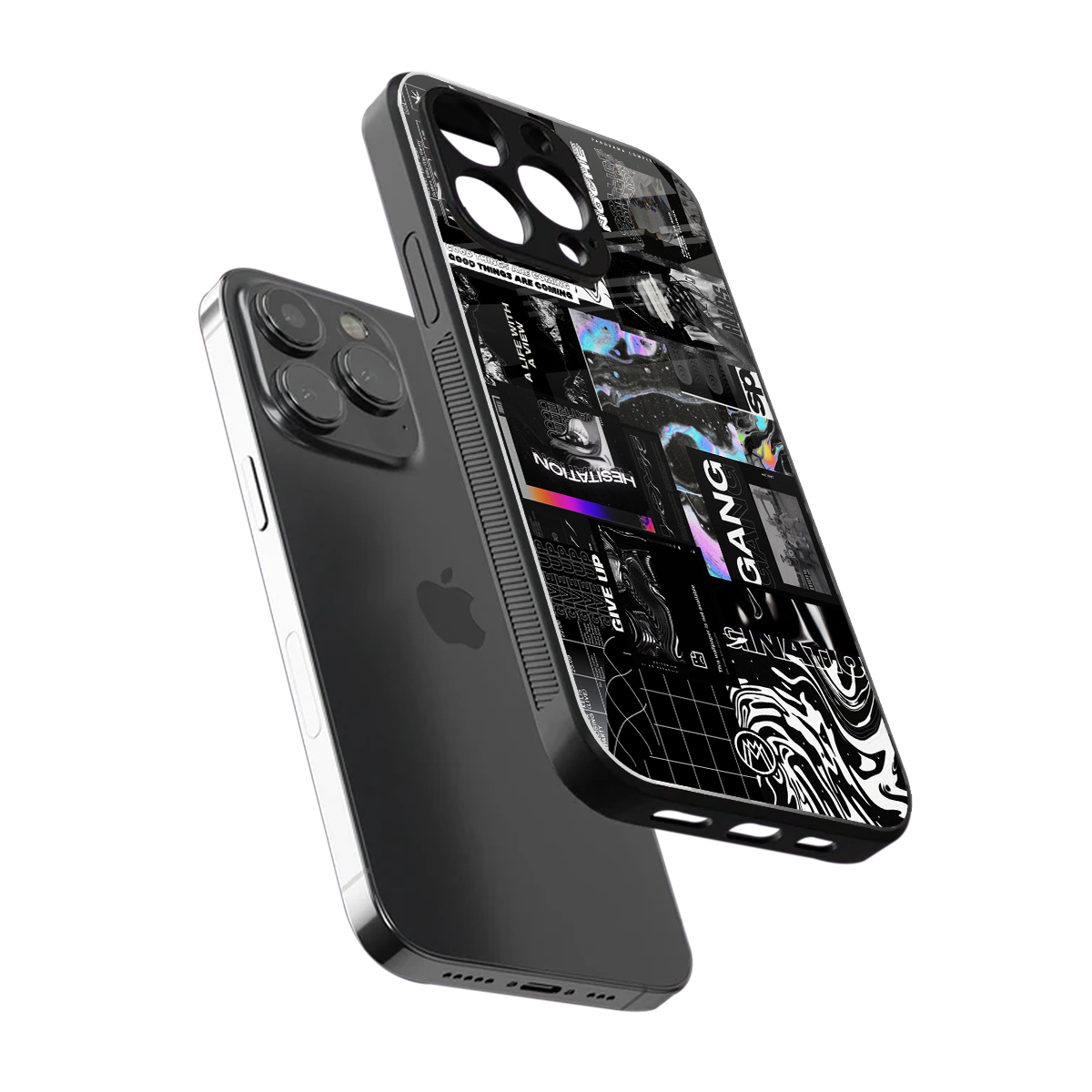 anxiety being back phone cover | glass case for iphone 15 pro max
