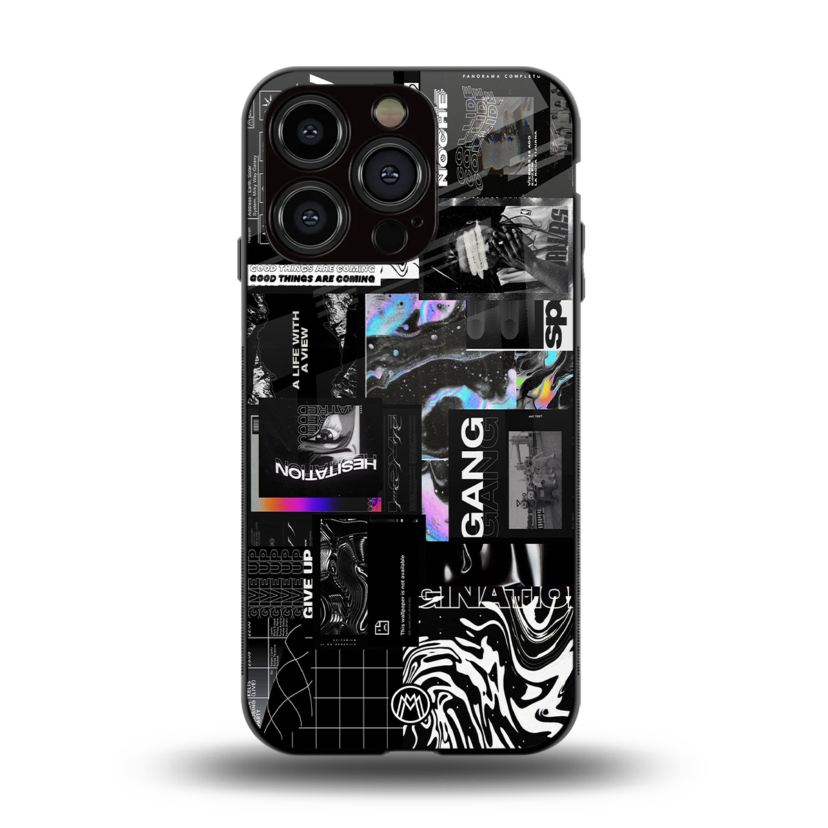 anxiety being back phone cover | glass case for iphone 15 pro