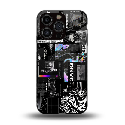 anxiety being back phone cover | glass case for iphone 15 pro