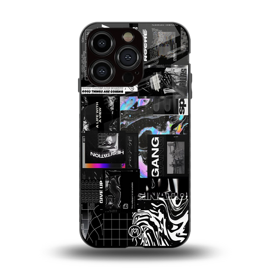 anxiety being back phone cover | glass case for iphone 15 pro