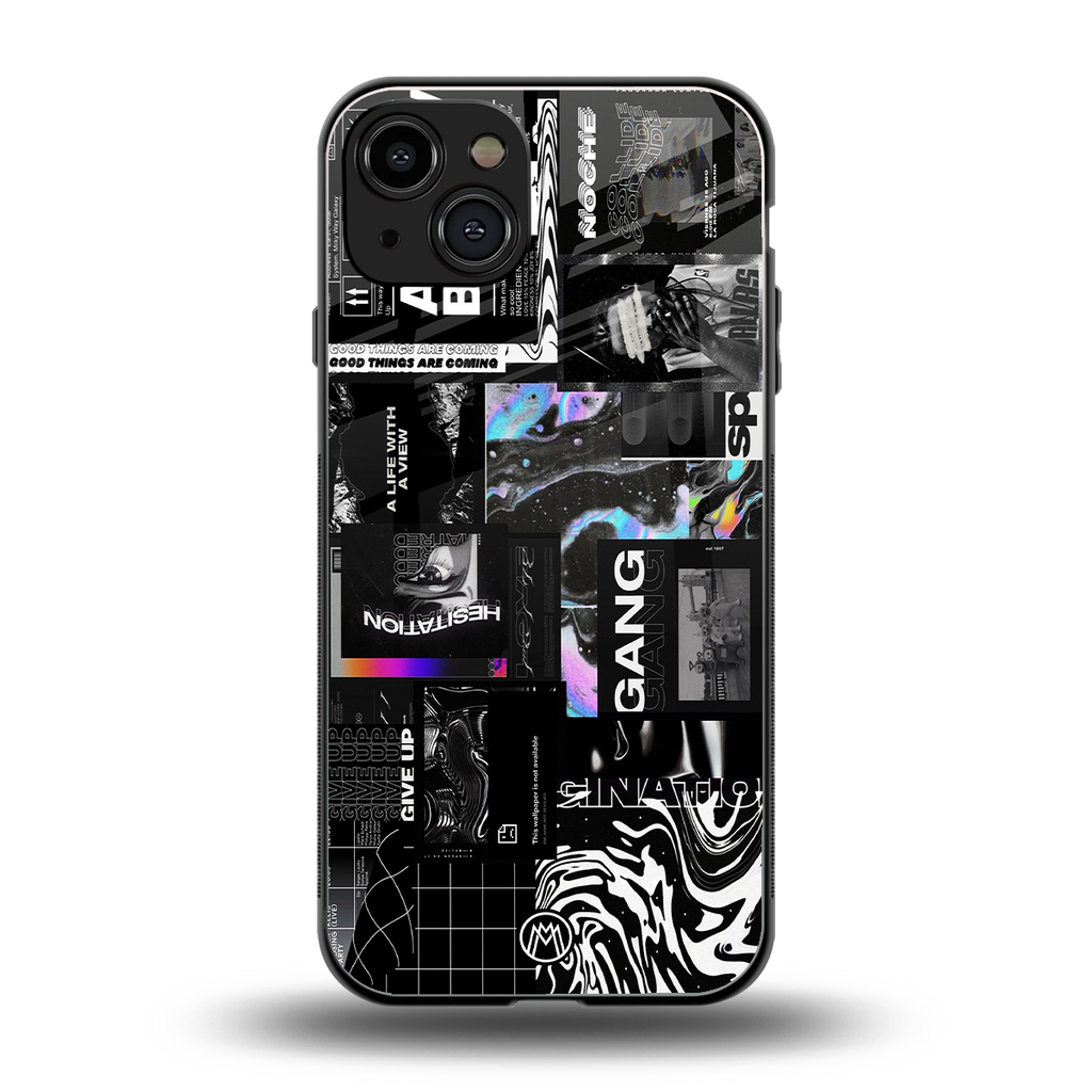 anxiety being back phone cover | glass case for iphone 15