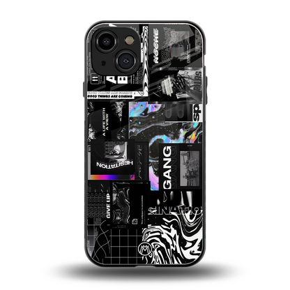 anxiety being back phone cover | glass case for iphone 15