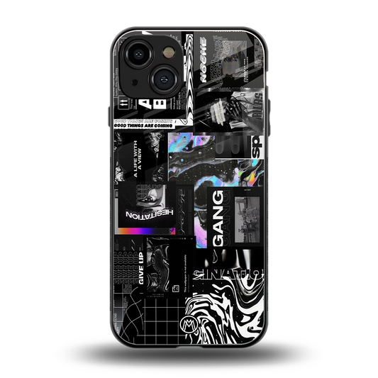 anxiety being back phone cover | glass case for iphone 15