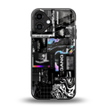anxiety being back phone cover | glass case for iphone 16 plus