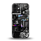 anxiety being back phone cover | glass case for iphone 16 plus
