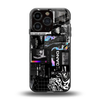 anxiety being back phone cover | glass case for iphone 16 pro