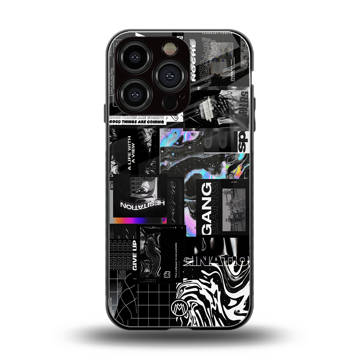 anxiety being back phone cover | glass case for iphone 16 pro