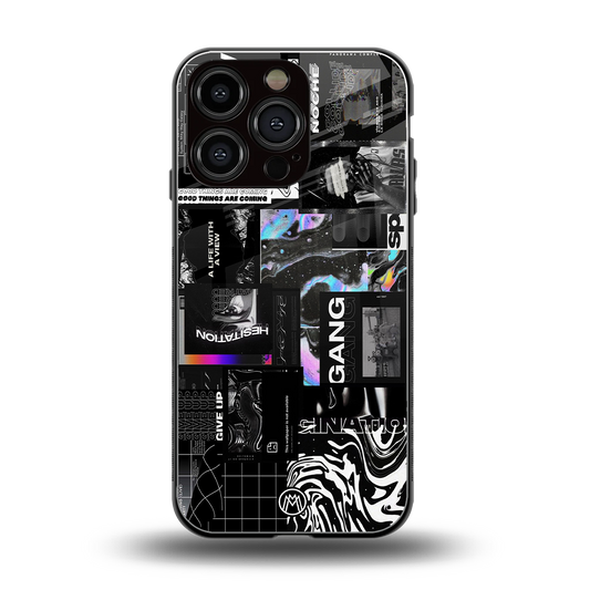 anxiety being back phone cover | glass case for iphone 16 pro