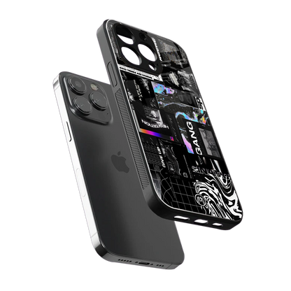 anxiety being back phone cover | glass case for iphone 16 pro