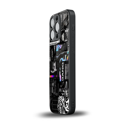 anxiety being back phone cover | glass case for iphone 16 pro