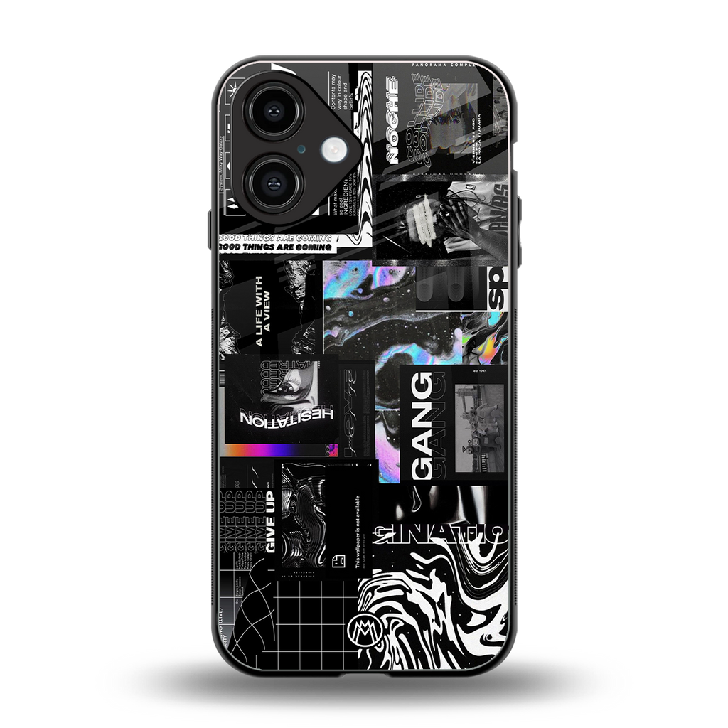 anxiety being back phone cover | glass case for iphone 16