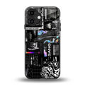 anxiety being back phone cover | glass case for iphone 16