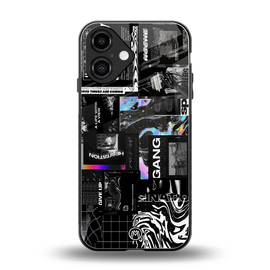 anxiety being back phone cover | glass case for iphone 16