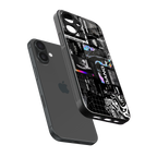 anxiety being back phone cover | glass case for iphone 16