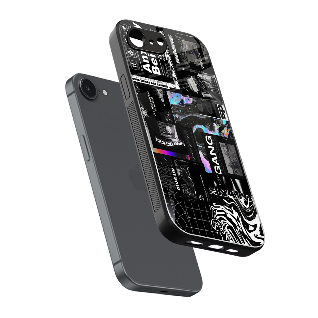 anxiety being back phone cover | glass case for iphone 16e