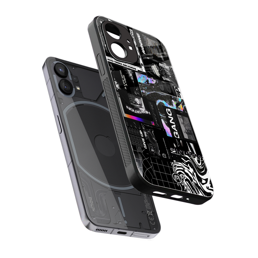 anxiety being back phone cover | glass case for nothing phone 1
