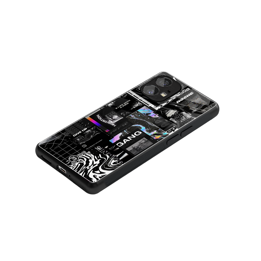 anxiety being back phone cover | glass case for nothing phone 1