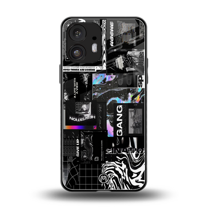 anxiety being back phone cover | glass case for nothing phone 2