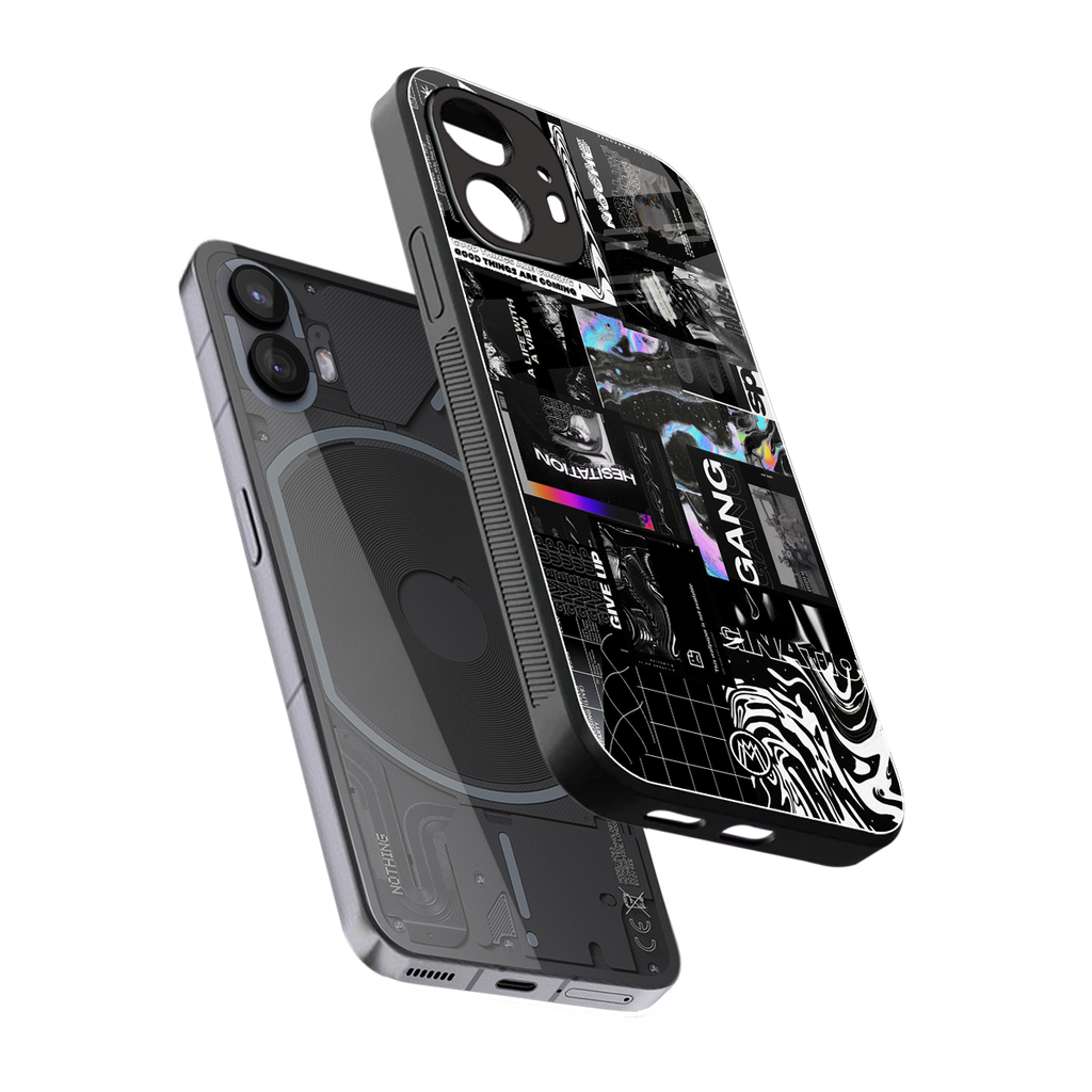 anxiety being back phone cover | glass case for nothing phone 2