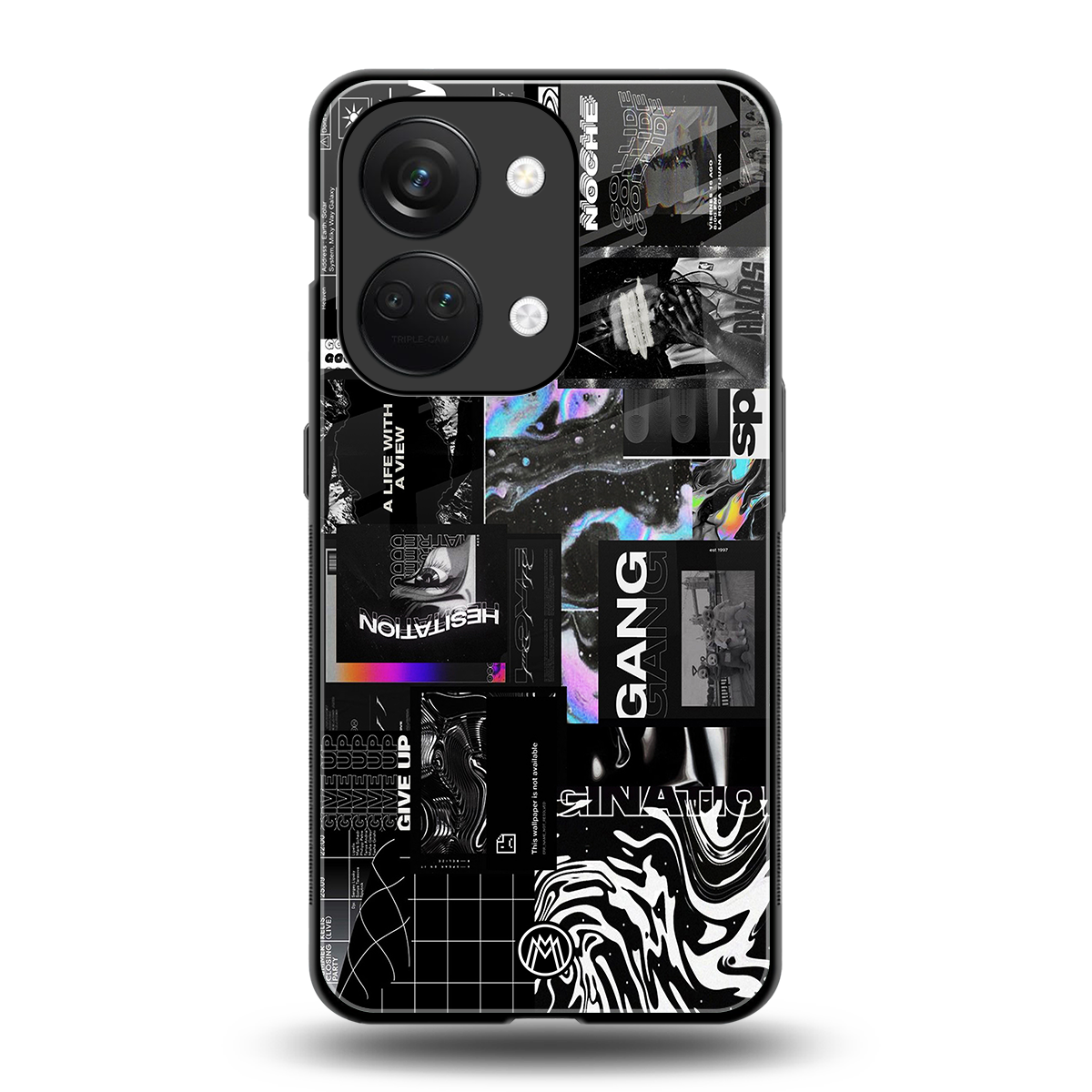 anxiety being back phone cover | glass case for oneplus nord 3