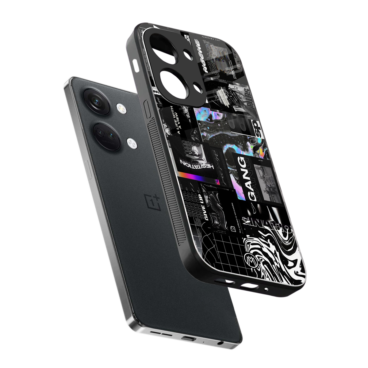 anxiety being back phone cover | glass case for oneplus nord 3