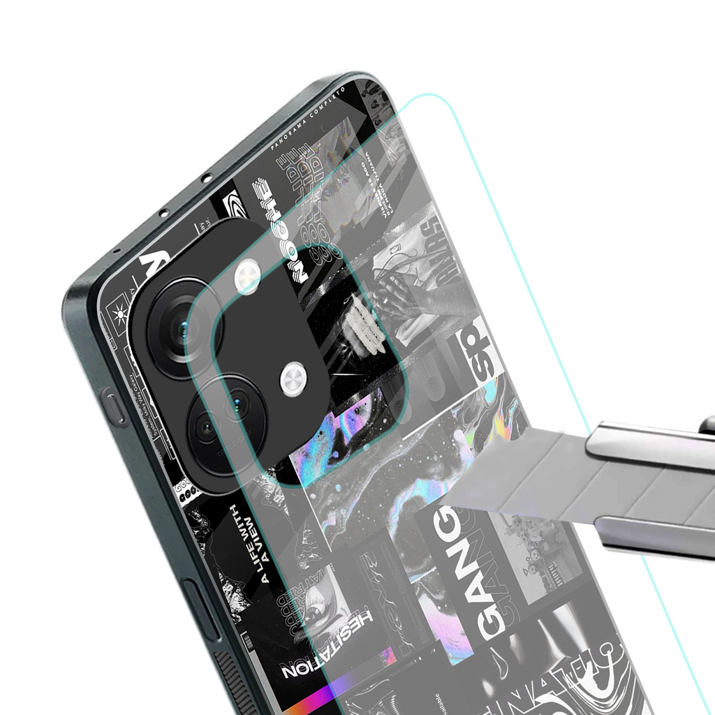 anxiety being back phone cover | glass case for oneplus nord 3