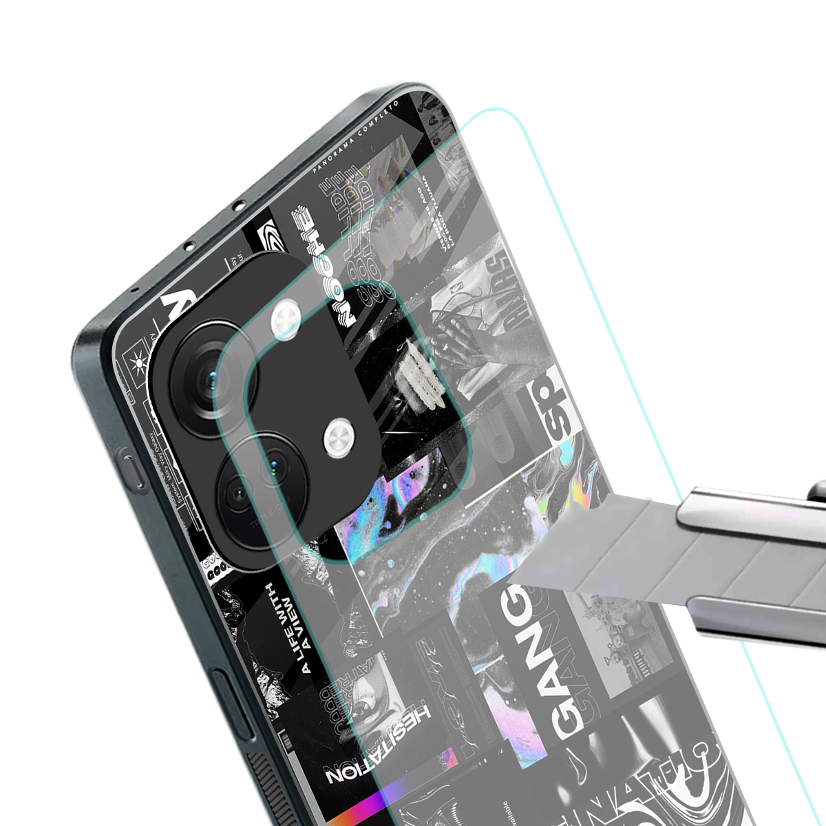 anxiety being back phone cover | glass case for oneplus nord 3