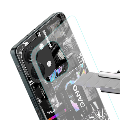 anxiety being back phone cover | glass case for oneplus nord 3