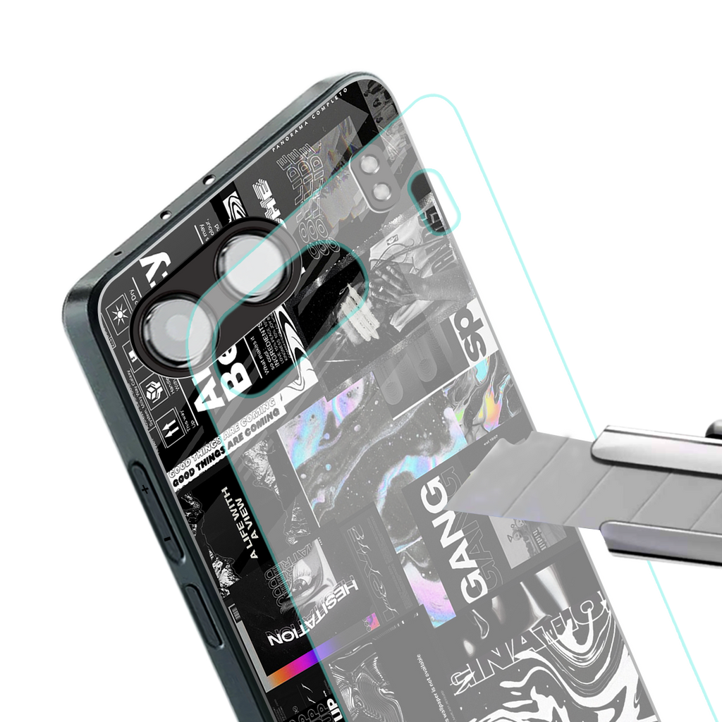 anxiety being back phone cover | glass case for oneplus nord 4