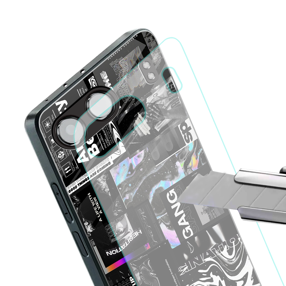 anxiety being back phone cover | glass case for oneplus nord 4