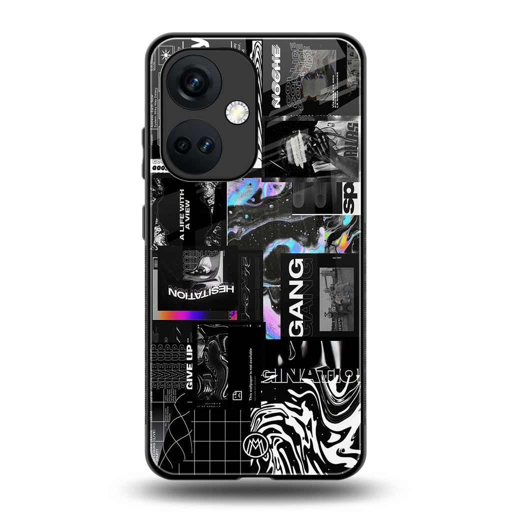 anxiety being back phone cover | glass case for oneplus nord ce 3